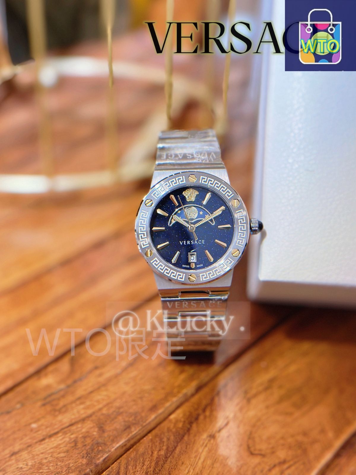 今日特価】Versace ヴェルサーチェ VE7G00223 ムーンフェイズ