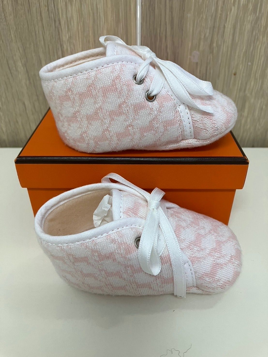 エルメス　ファーストシューズ　ベビーシューズ　箱付き