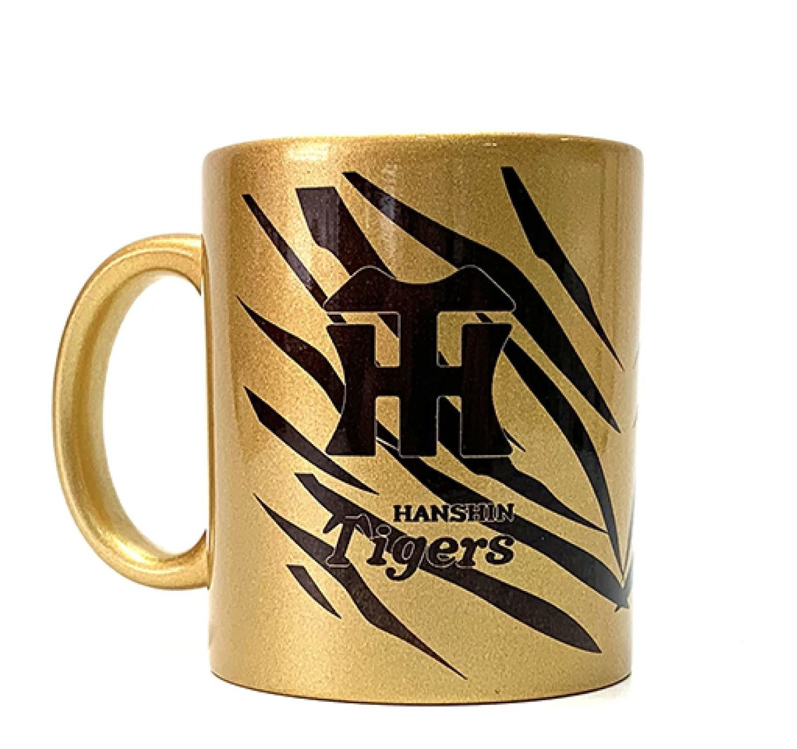 阪神タイガース ゴールドマグカップ プロ野球 金色 キラキラ プレゼント コップ 陶器