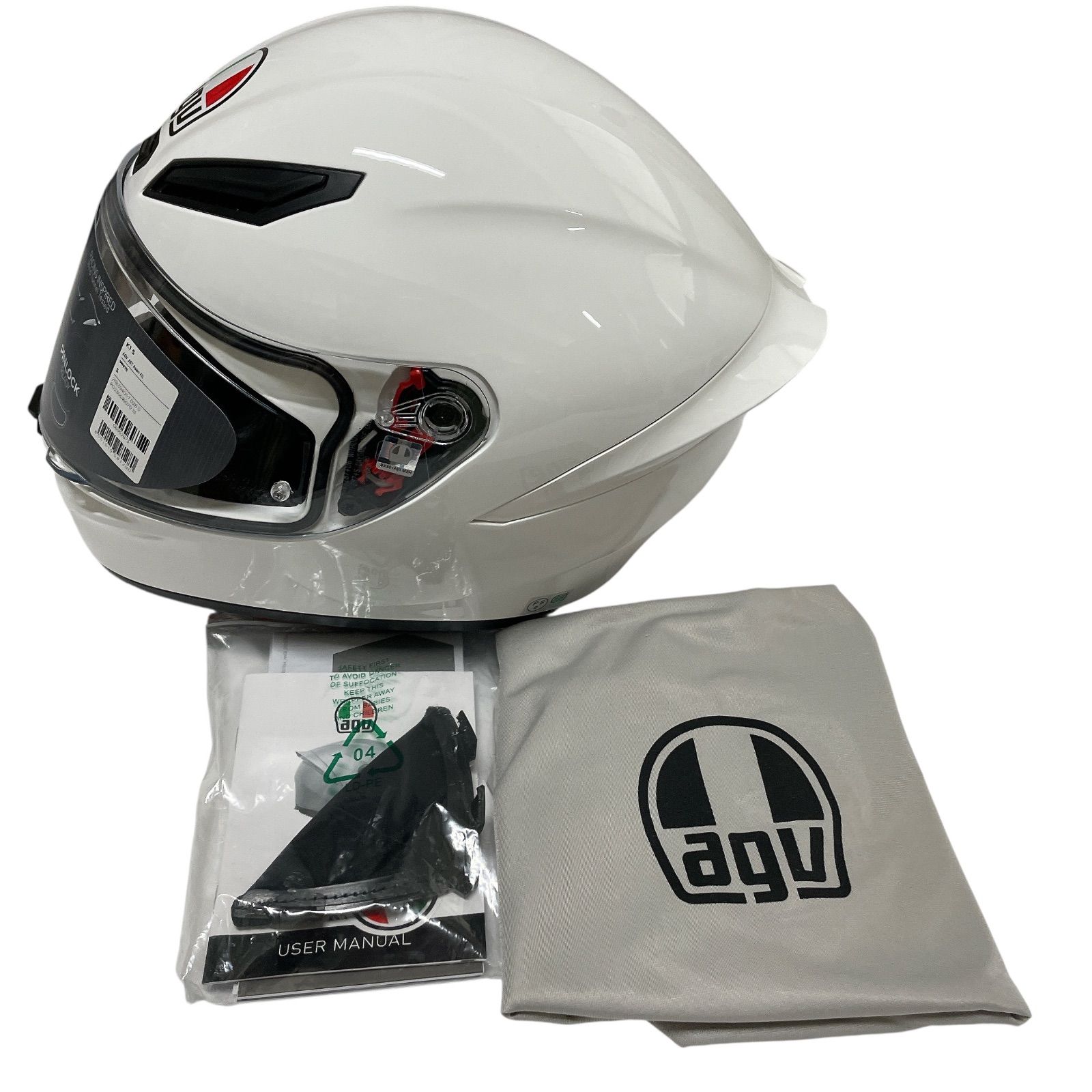 WJ25 【未使用】AGV エージーブイ バイクヘルメット アジアンフィット