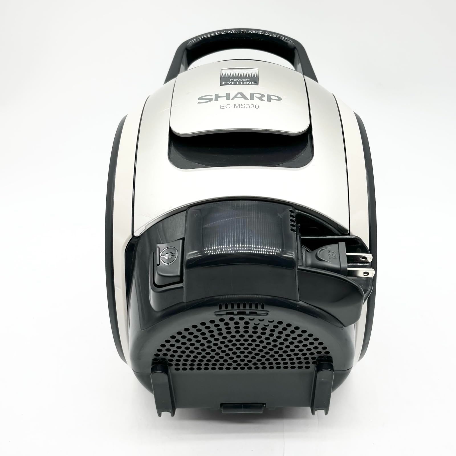 シャープ 掃除機 EC-MS 330-N サイクロン方式 キャニスター 軽量 パワフル 吸込仕事率 300 W 簡単ゴミ捨て エコモード 1413