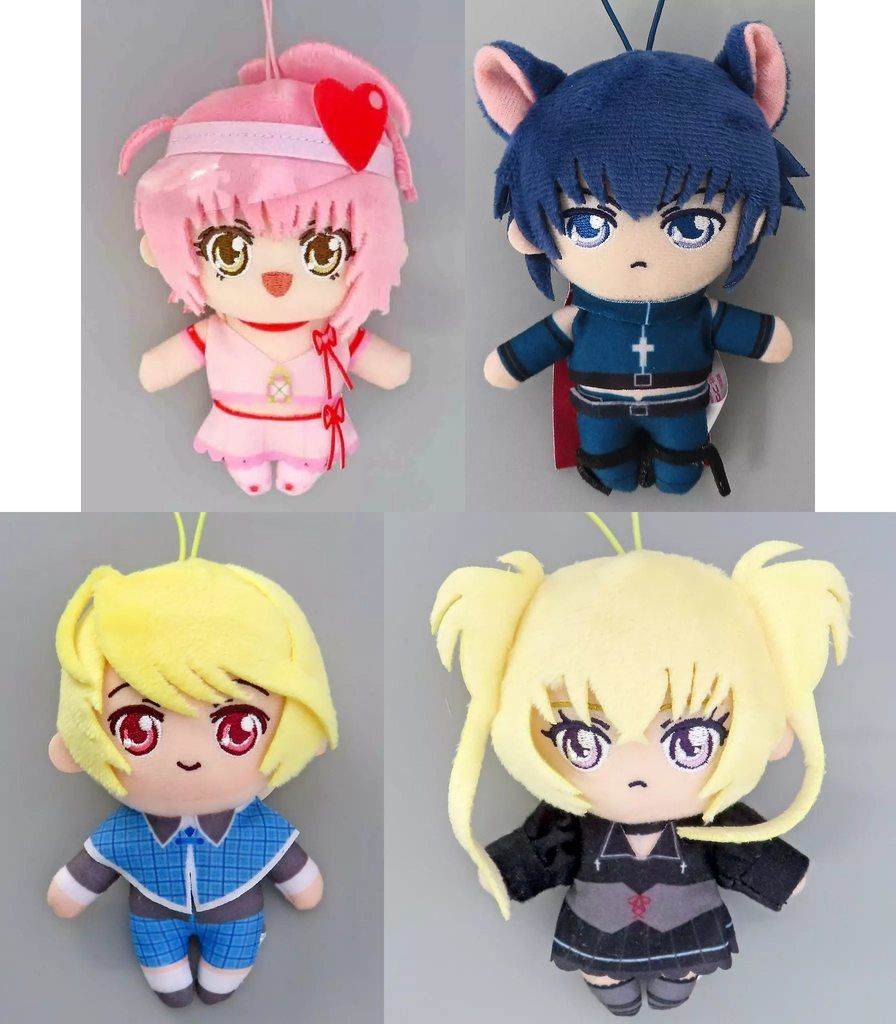 中古】ぬいぐるみマスコット・ぬいぐるみバッジ 全4種セット