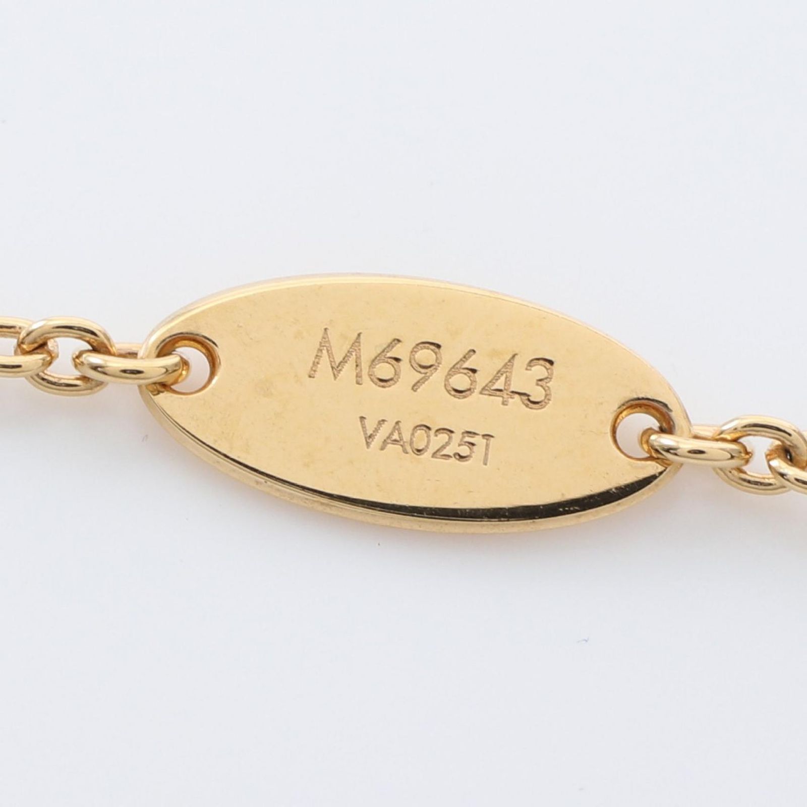 ルイ・ヴィトン LOUIS VUITTON ネックレス コリエ L to V M69643 GP