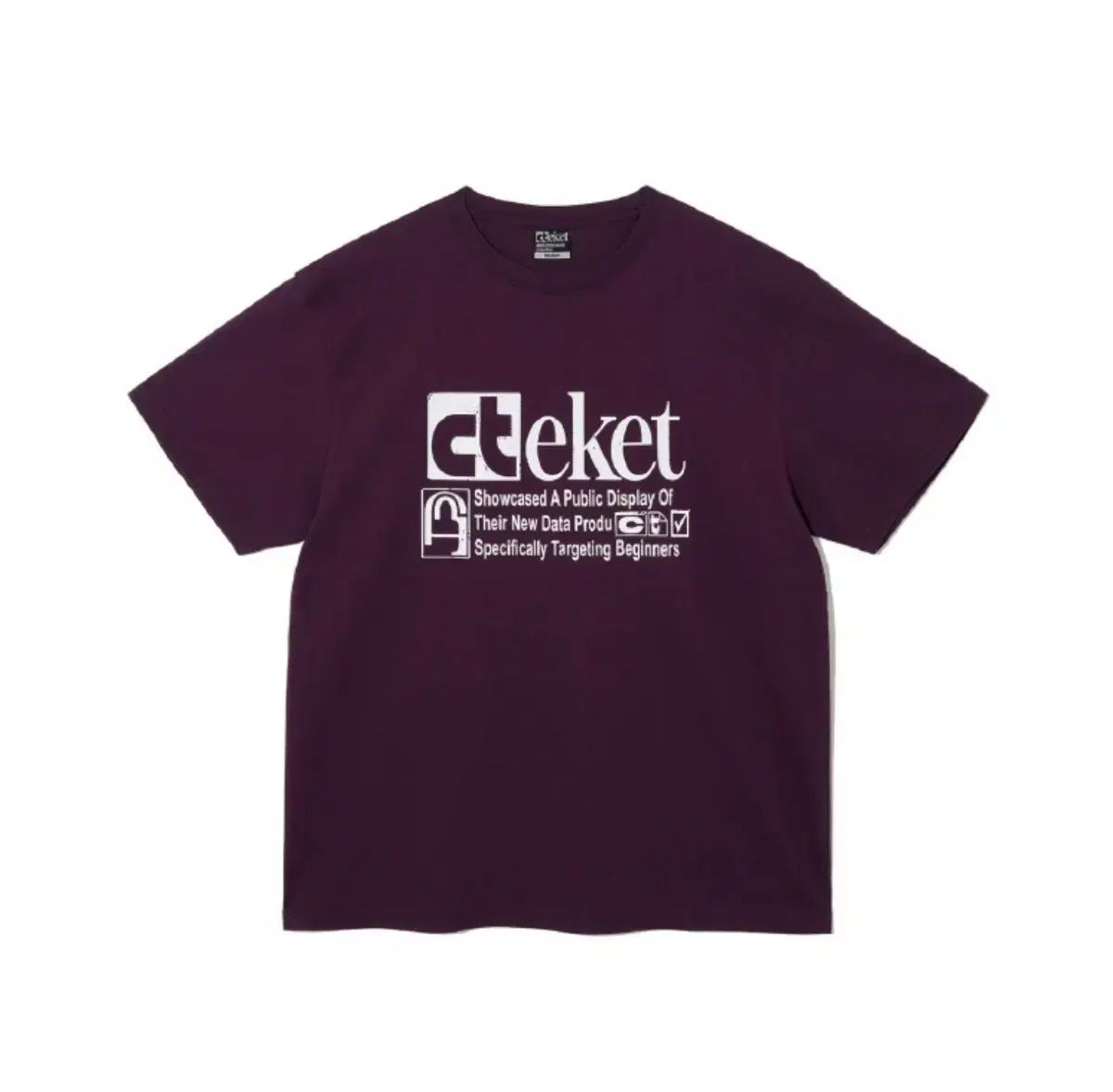 teket(テケット) フラン Tシャツ 紫 M