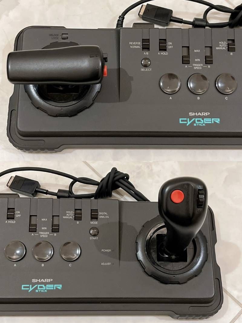 状態良好‼️SHARP インテリジェントコントローラー CZ-8NJ2 シャープ SHARP X68000 Cyber Stick Intelligent Controller CZ-8NJ2, w