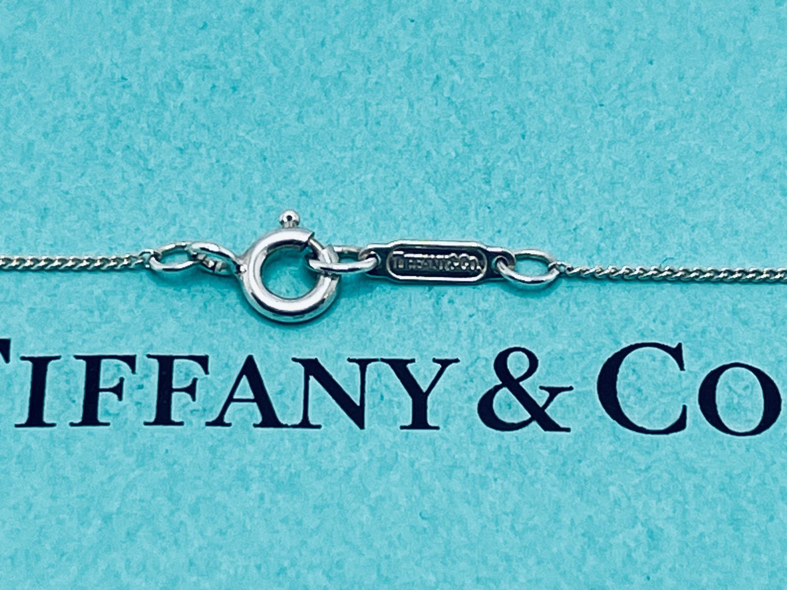 h883 オールド　ティファニー　1990 リボン　ネックレス　シルバー　925 a132 Tiffany&Co. オールド ティファニー 1990 リボン ネックレス