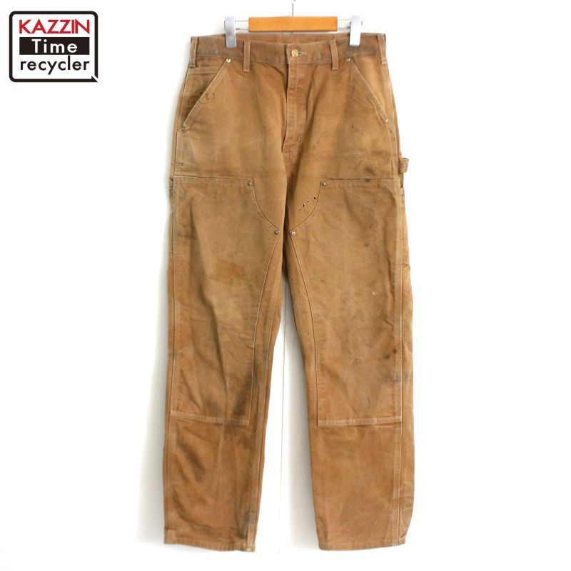 00s Carhartt BRN ダブルニー ダック ペインターパンツ メンズ XLサイズ相当 ビッグサイズ オーバーサイズ