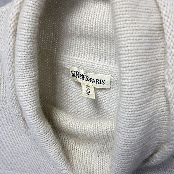 ○直売割○ HERMES ベージュ アンサンブルセーター www.m