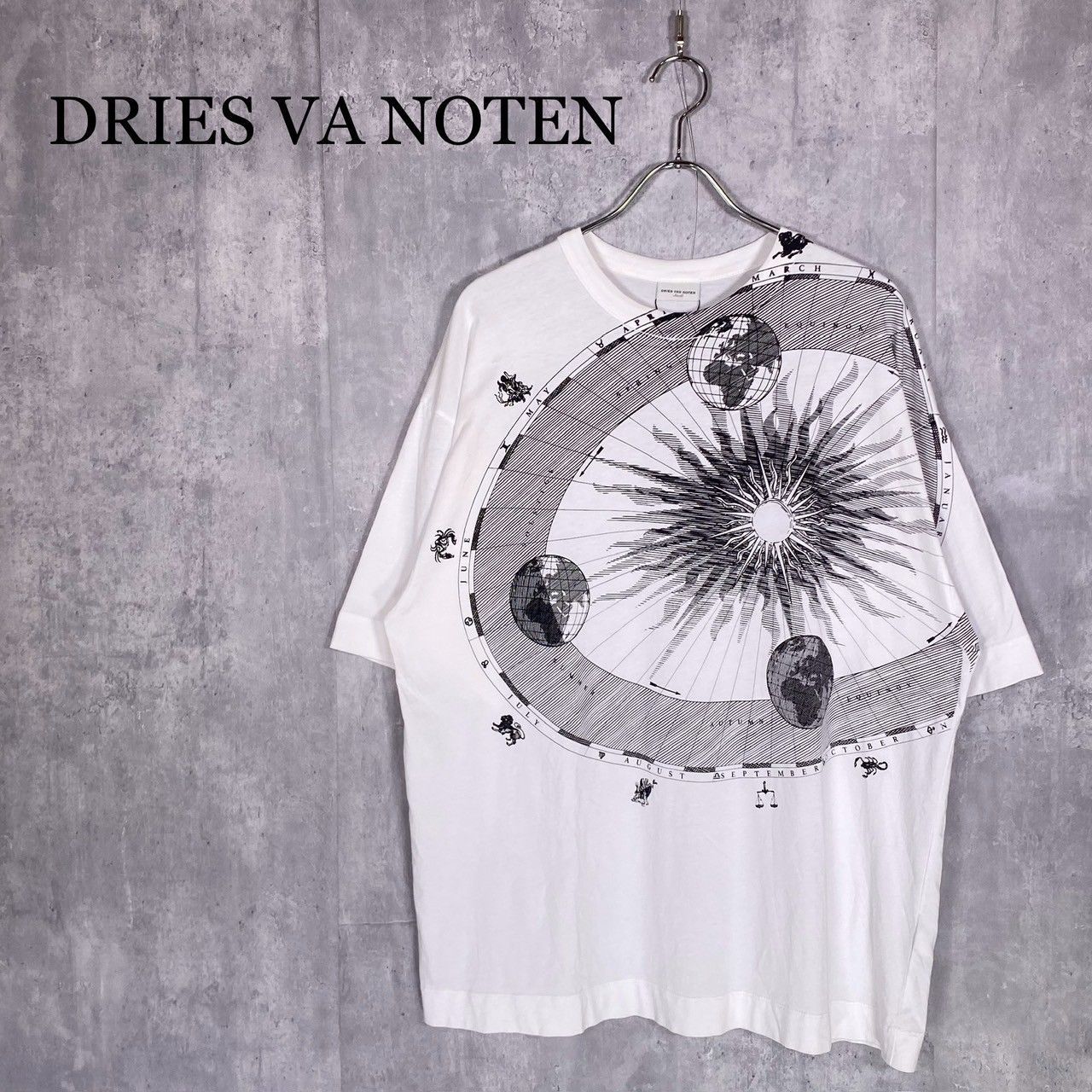 DRIES VAN NOTEN』ドリスヴァンノッテン (S) Hein Solar Print 半袖T 