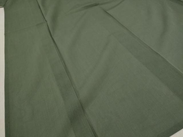 平和屋着物＊夏物 紗紬 色無地 岩井茶色 正絹 逸品 AAAX6783st