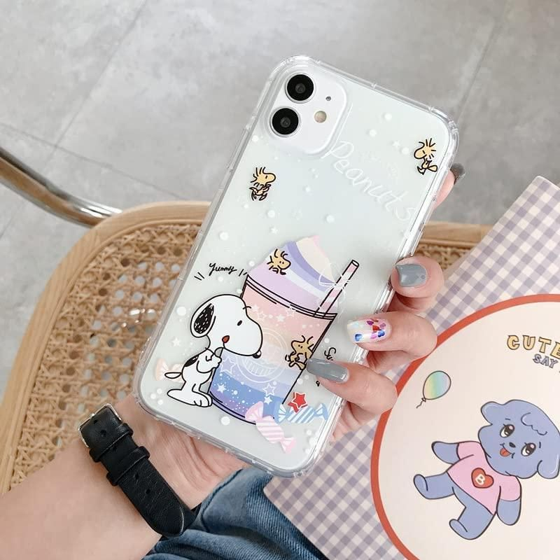 ★かわいいスヌーピーがプリントされたiPhoneケース  iphone スヌーピー クリア ケース キャラクター スマホケース アイフォン あいふぉん