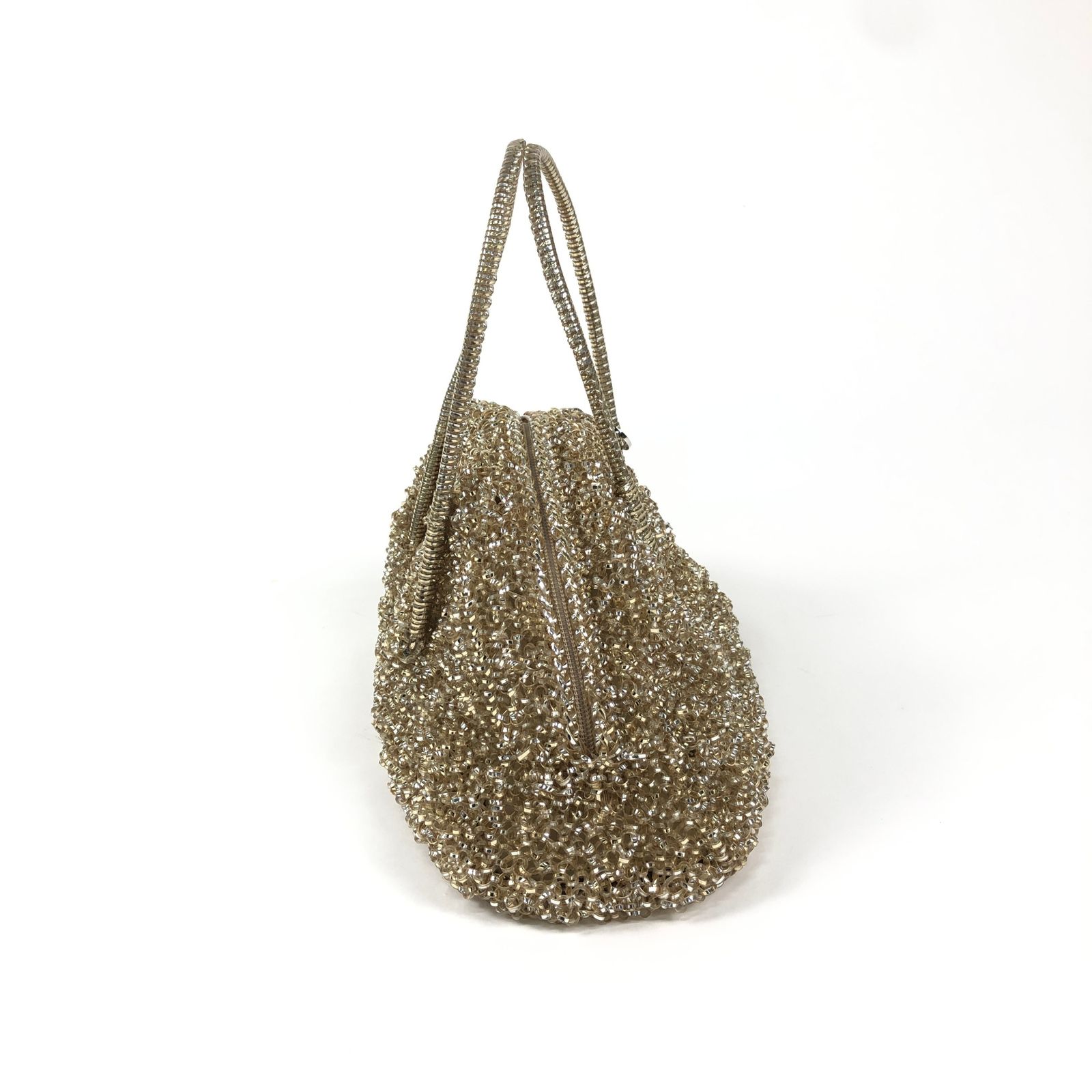 【美品】ANTEPRIMA　ワイヤーバッグ　ハンドバッグ　ゴールド　チャーム ☆美品☆アンテプリマ ワイヤーバッグ ゴールド ワンショルダー