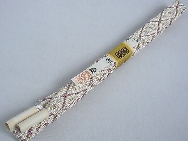 平和屋1□極上 有職組紐道明 帯締め 唐組 桐壺 金糸 宮内庁御用