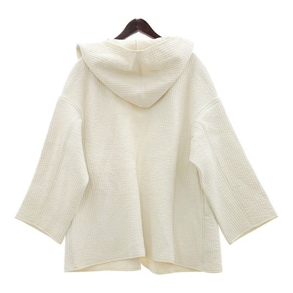 ARGLE アギュー コート KENDO HOODIE COAT 20SS AR20SS-AP3 羽織り レディース フリーサイズ ホワイト アウター IL16878
