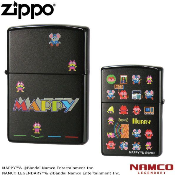 【新品/正規品】ZIPPO ナムコレジェンダリー マッピー ジッポー ジッポライター ジッポ Zippo オイルライター ペンギンライター namco ナムコ 正規品