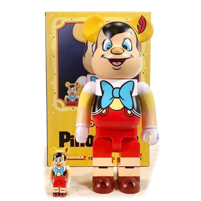 BE@RBRICK ベアブリック Pinocchio ピノキオ 100% & 400% フィギュア 人形