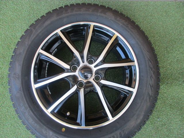 中古】 送料込み クローネ 175/65R15 スタッドレスタイヤSET アクア ヤリス フィット - メルカリ