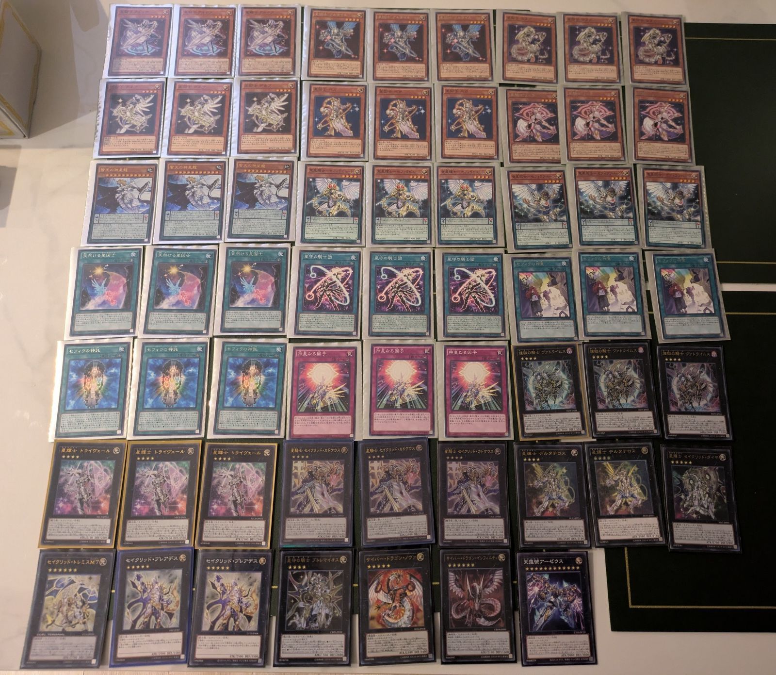 遊戯王まとめ売り　引退　デッキ14＋α 遊戯王引退 EX付 セフィラ・テラナイト デッキ プトレノヴァ