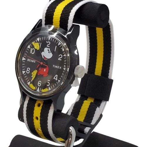 Timex beamsミッキーマウス 時計 TIMEX×BEAMS ミッキーマウス クオーツ 保証書(期限切れ)付属