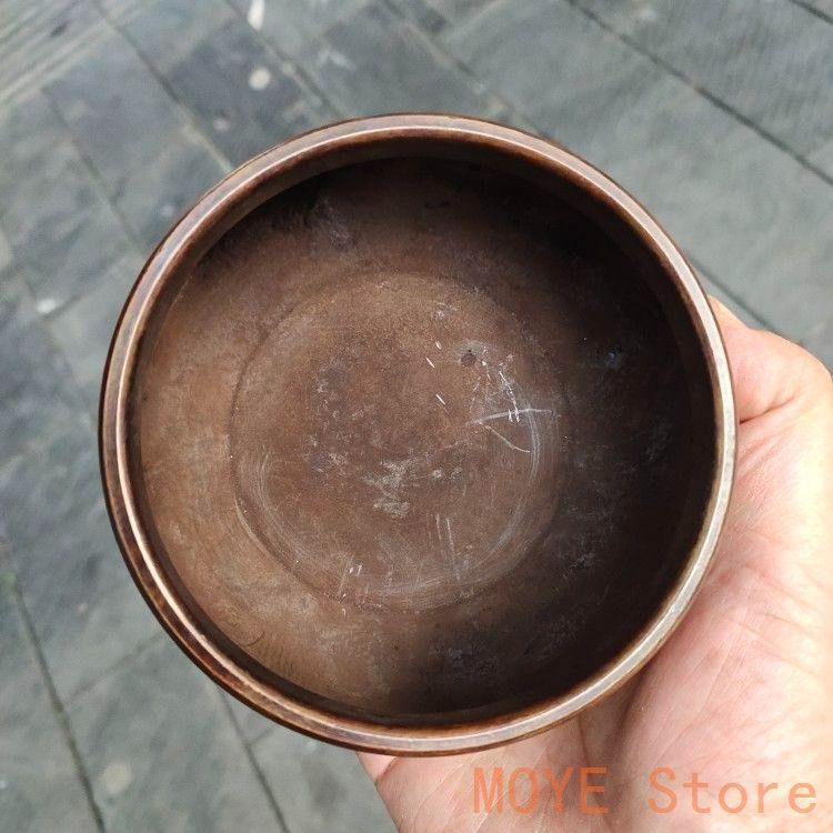 銅 香炉 有求必応灰皿 祥雲紋香炉 焼香炉 工芸品 置物zw0829 - メルカリ