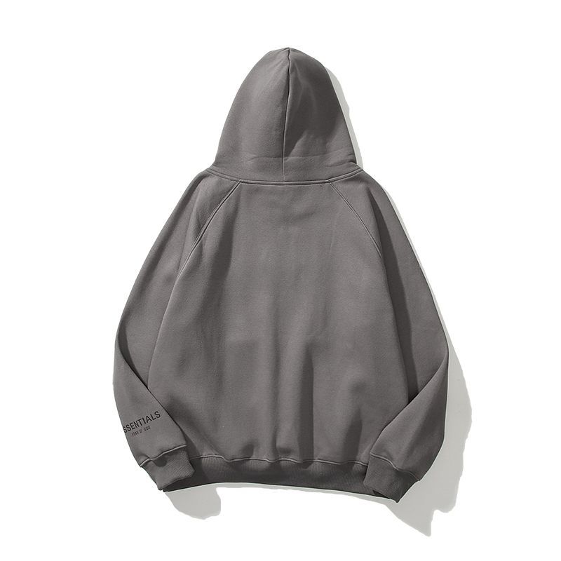 ESSENTIALS メンズパーカーコットンブラウス長袖スウェットズボン上下セット裏地毛