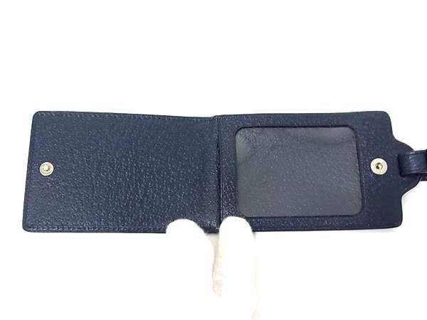 □極美品□ BVLGARI ブルガリ レザー ネームタグ ネームホルダー