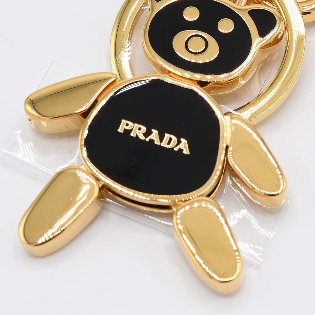 未使用 PRADA プラダ くま ベア チャーム バッグチャーム キー