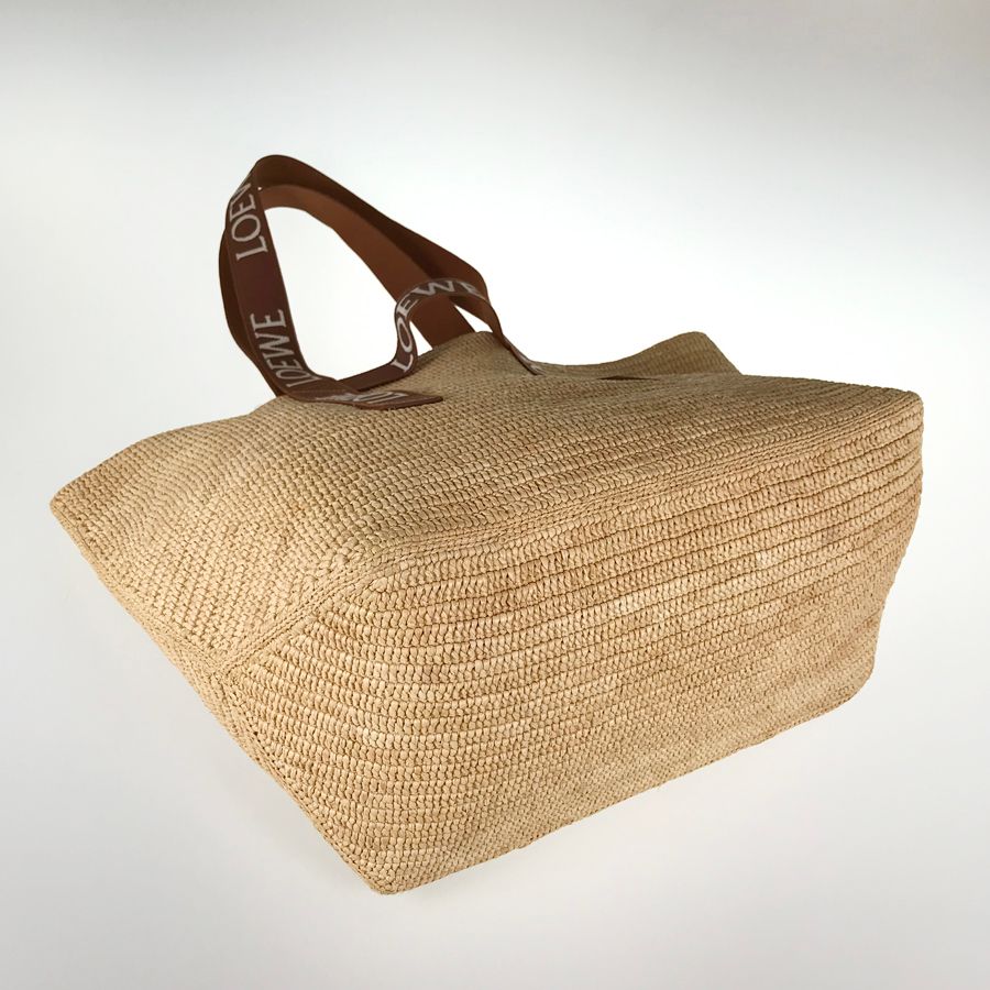 ロエベ LOEWE フォールドショッパー ラフィア トートバッグ fhb