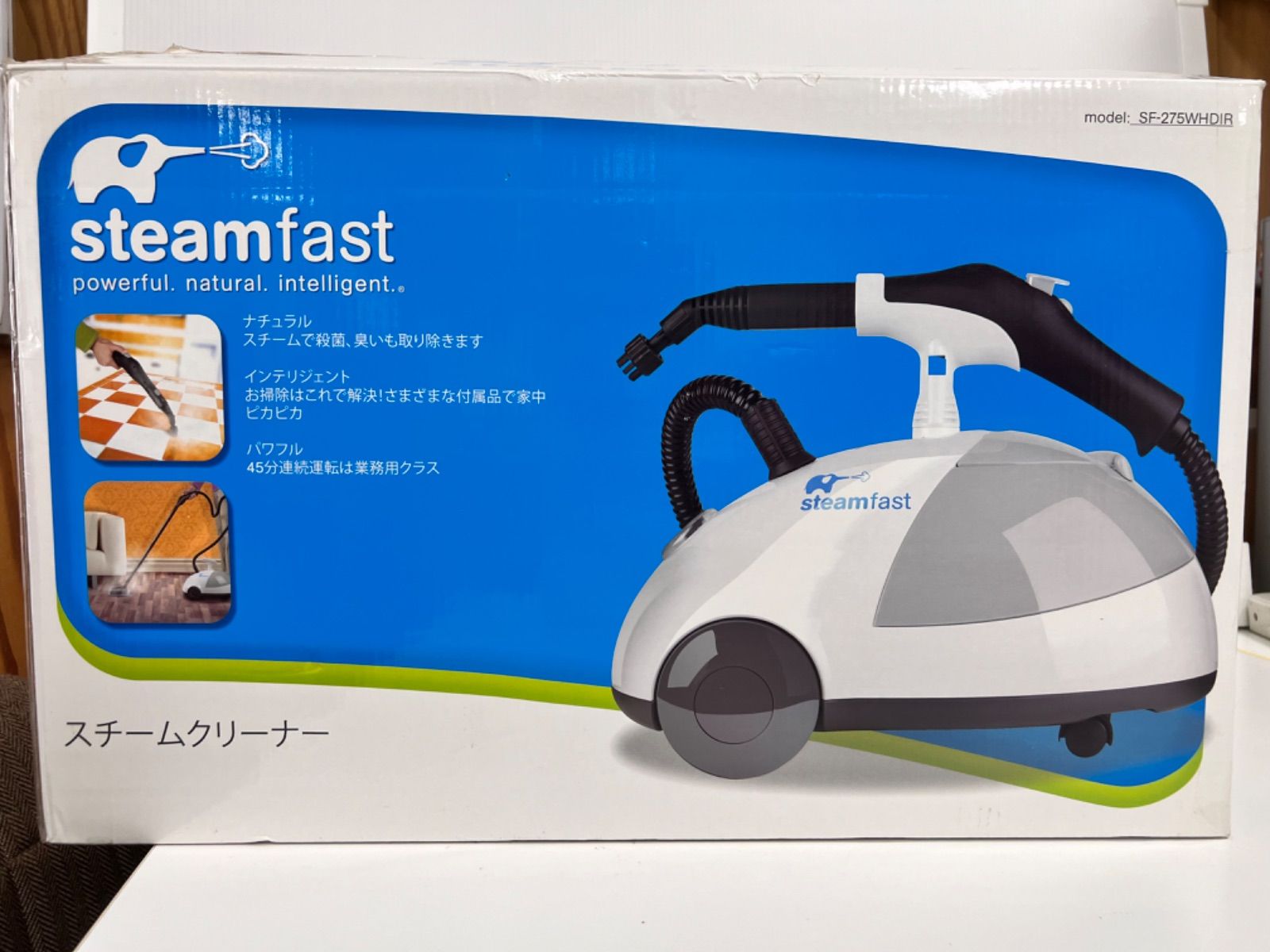 steamfast SF-275WHDIR スチームファースト スチームクリーナ 四角く