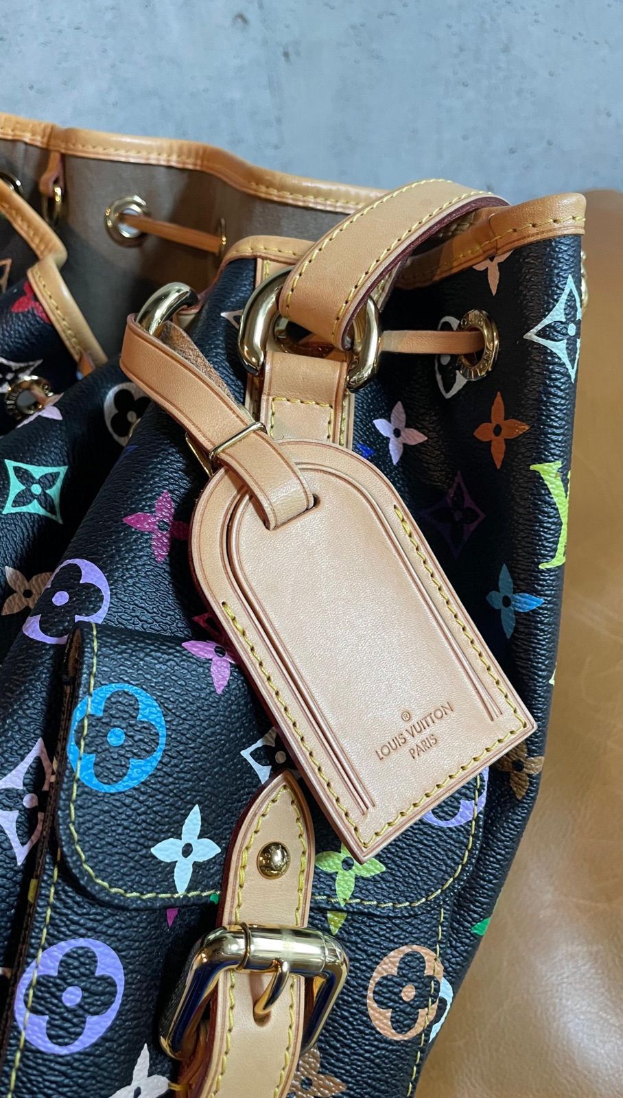 極美品 LOUIS VUTTION ルイヴィトン グレイシーMM M92591 チェーンショルダーバッグ モノグラム マルチカラー ブラック 中古 4c072510 ルイヴィトン ハンドバッグ グレイシーMM モノグラム・マルチカラー