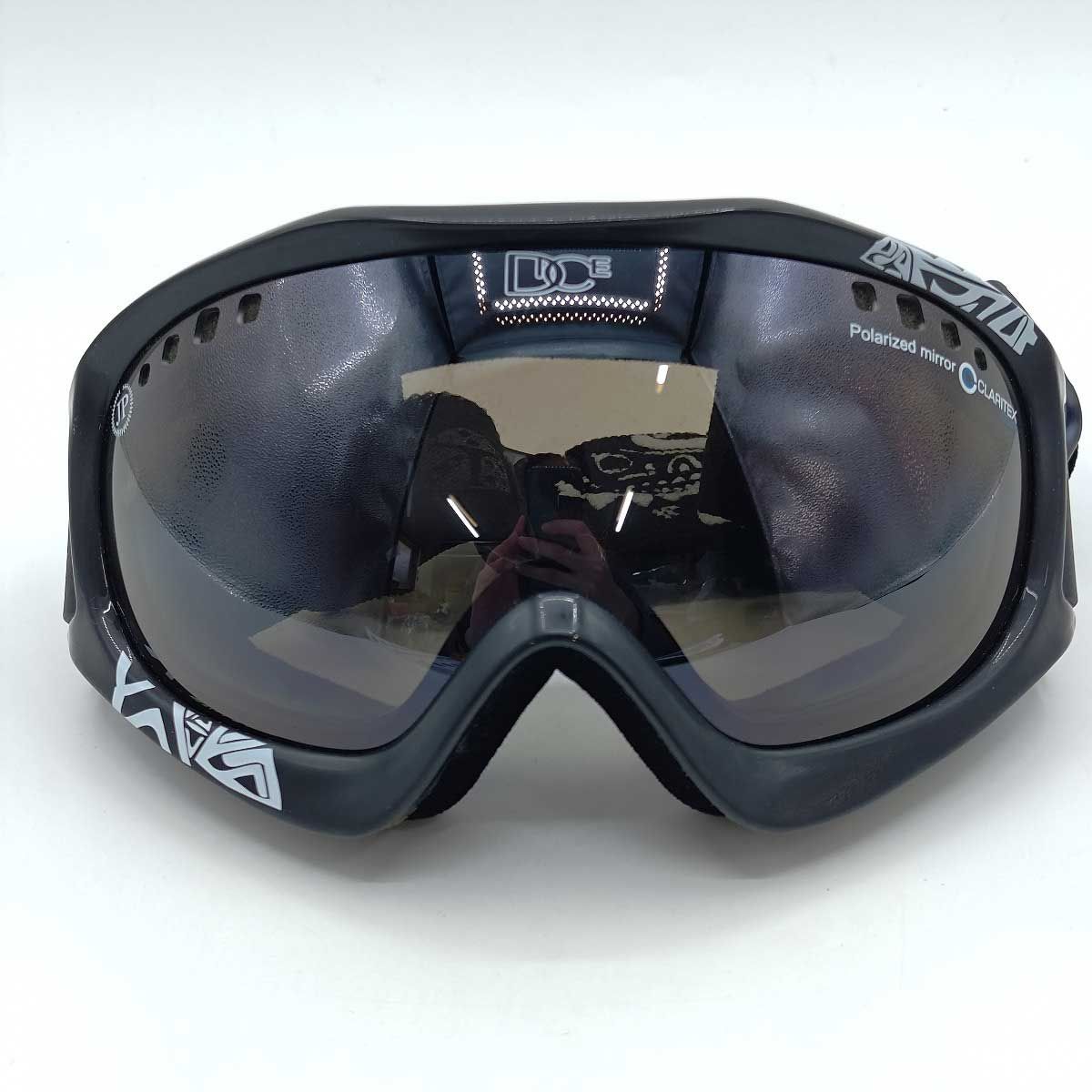美品　ゴーグル DICE Polarized mirror CLARITEX ダイス polarized mirror claritex ゴーグル スノーボード DICE - メルカリ