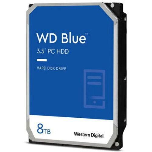 【新品・2営業日で発送】ウエスタンデジタル WD Blue 3.5インチ内蔵HDD 8TB SATA6Gb/s 5640rpm 128MB(WD80EAZZ)