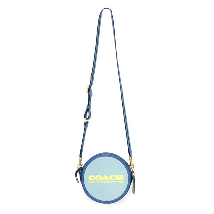 コーチ COACH キア サークル バッグ カラーブロック ナチュラル ペブル  