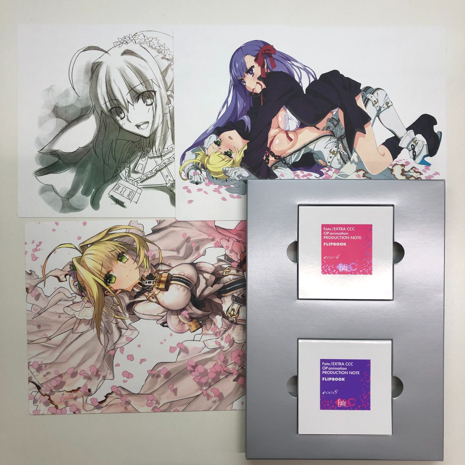 Fate/EXTRA CCC OP animation PRODUCTION NOTE Labyrinth BOX >>I-6 