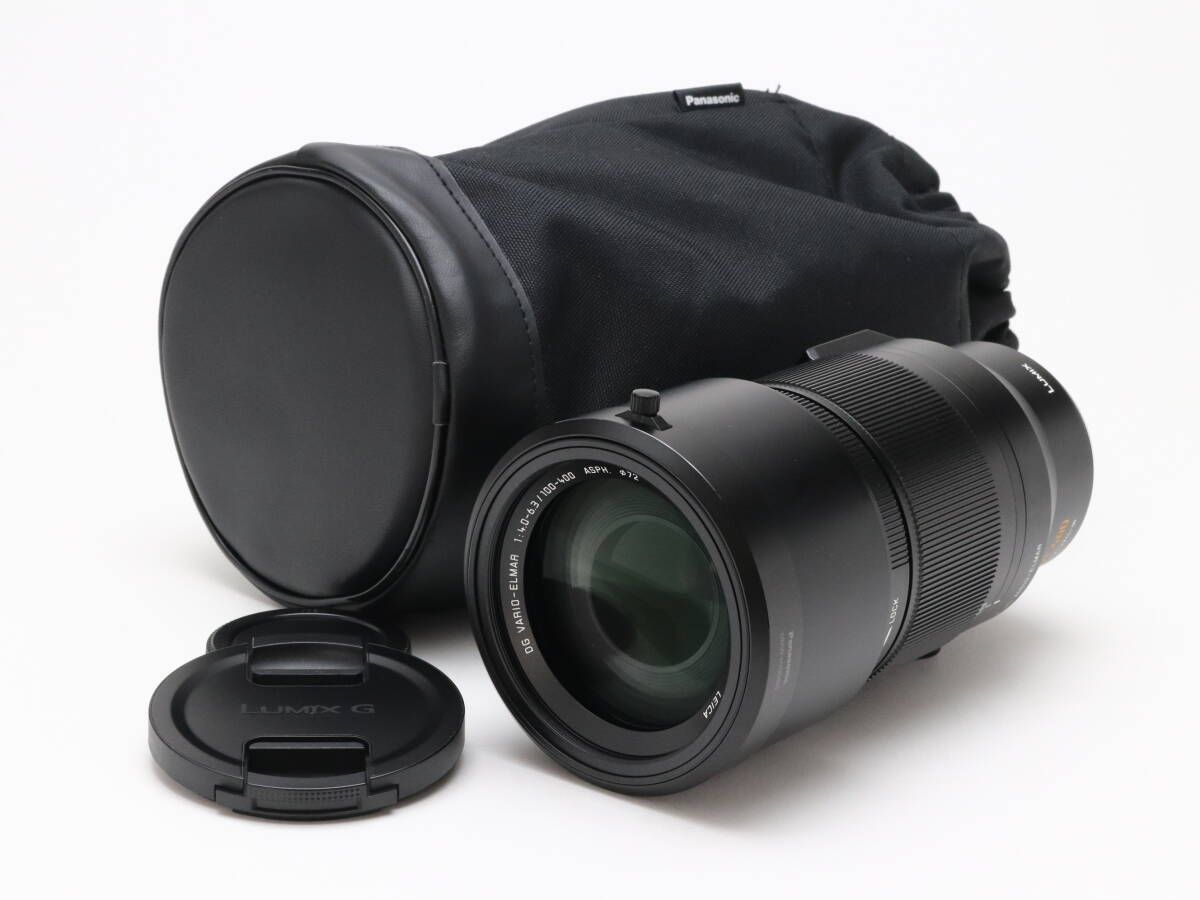 AA- 上品 Panasonic パナソニック LEICA DG VARIO-ELMAR 100-400mm F4.0-6.3 ASPH. POWER O.I.S. H-RS100400 初期不良返品対応 44-171