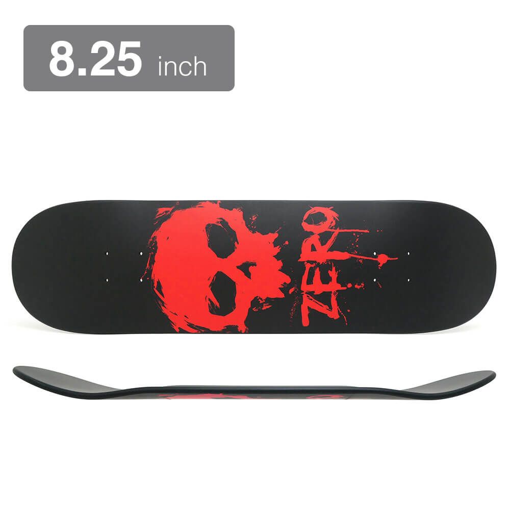 スケートボード X ROSE&BLOOD ZERO DECK ゼロ デッキ TEAM BLOOD SKULL 8.25 RESIN-7 スケート