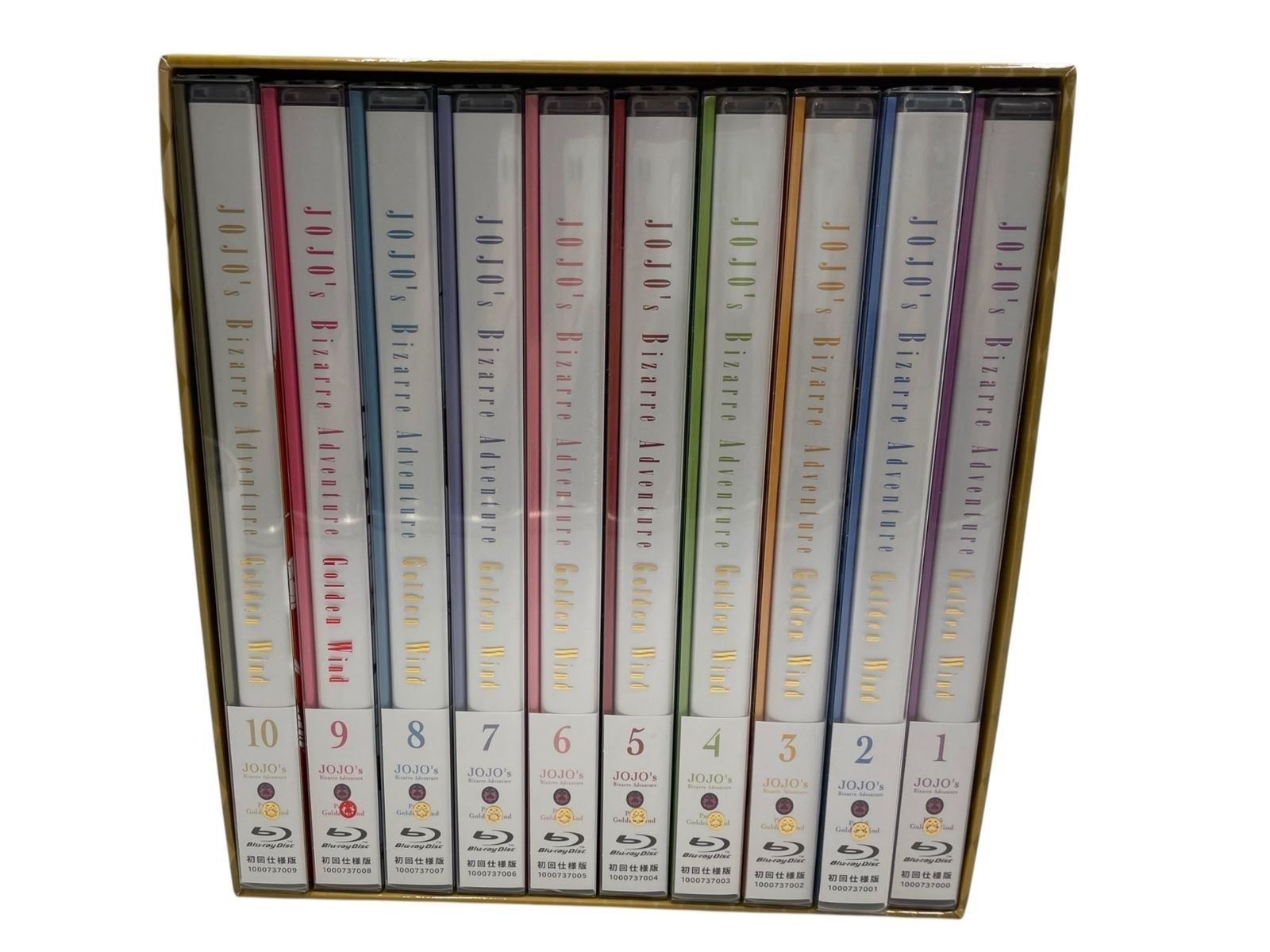 全巻セット】ジョジョの奇妙な冒険 黄金の風 Blu-ray 初回使用版