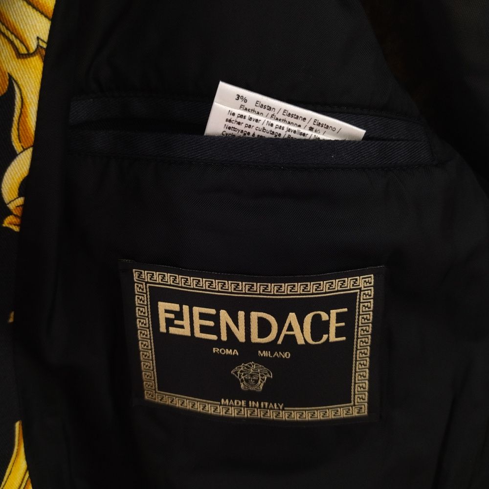 フェンダーチェ FENDACE ジャケット FENDI - 未使用◎正規品 フェンディ×ヴェルサーチ FENDACE
