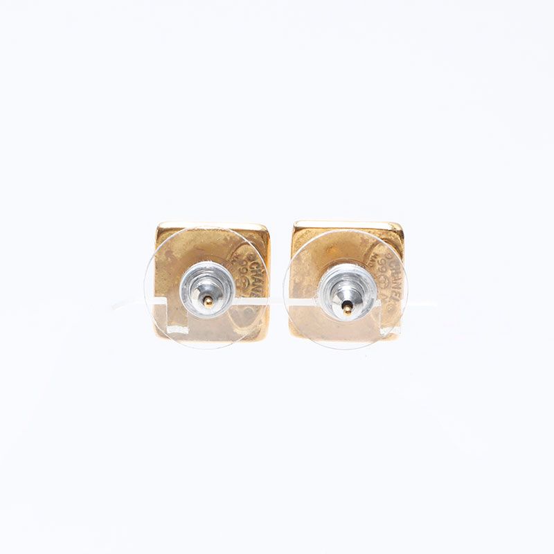 CHANEL シャネル ピアス 99A 1999 ココマーク スクエア - メルカリ 