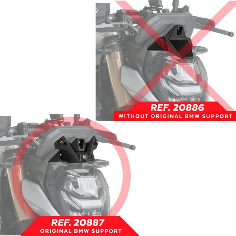 Puig 20887N NEW GENERATION SPORT [BLACK] ステー無し BMW S1000R (21