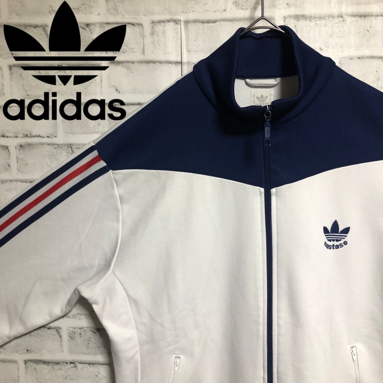 希少XL⭐️adidas×nastaseモデルトラックジャケット/ジャージ ネイビー 