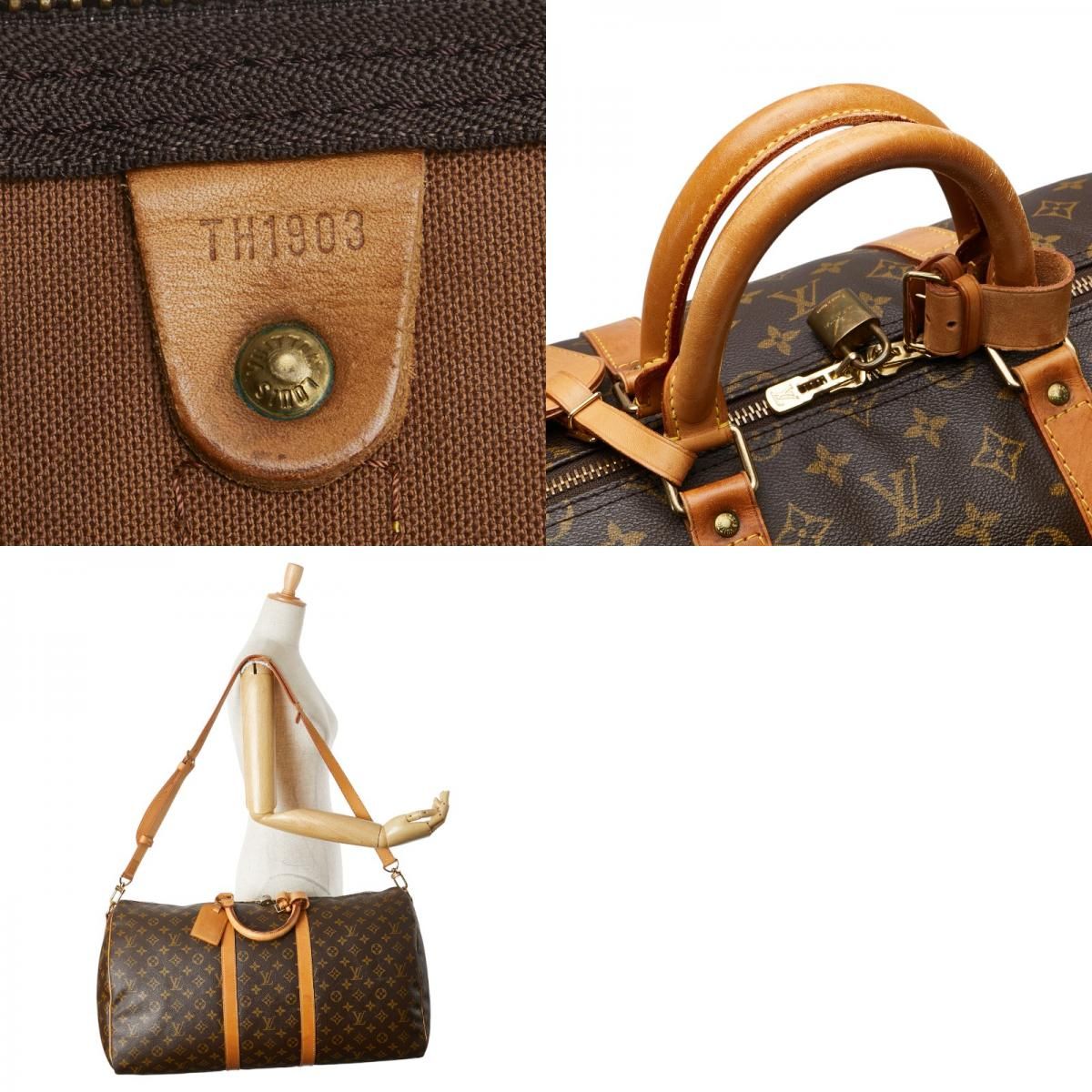 美品 ルイヴィトン PVC モノグラム 2way キーポル55 バンドリエール LOUIS VUITTON （未使用 展示品）ルイ ヴィトン キーポル バンド