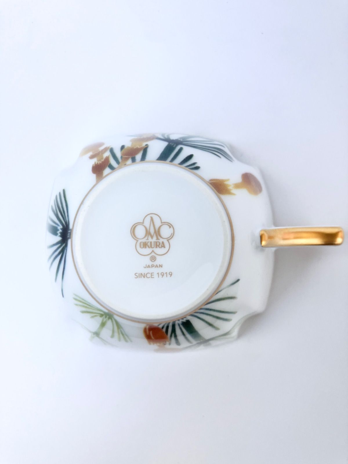 大倉陶園 コーヒーカップ 2個 葡萄 ぶどう 金彩 金蝕 希少 【楽天市場