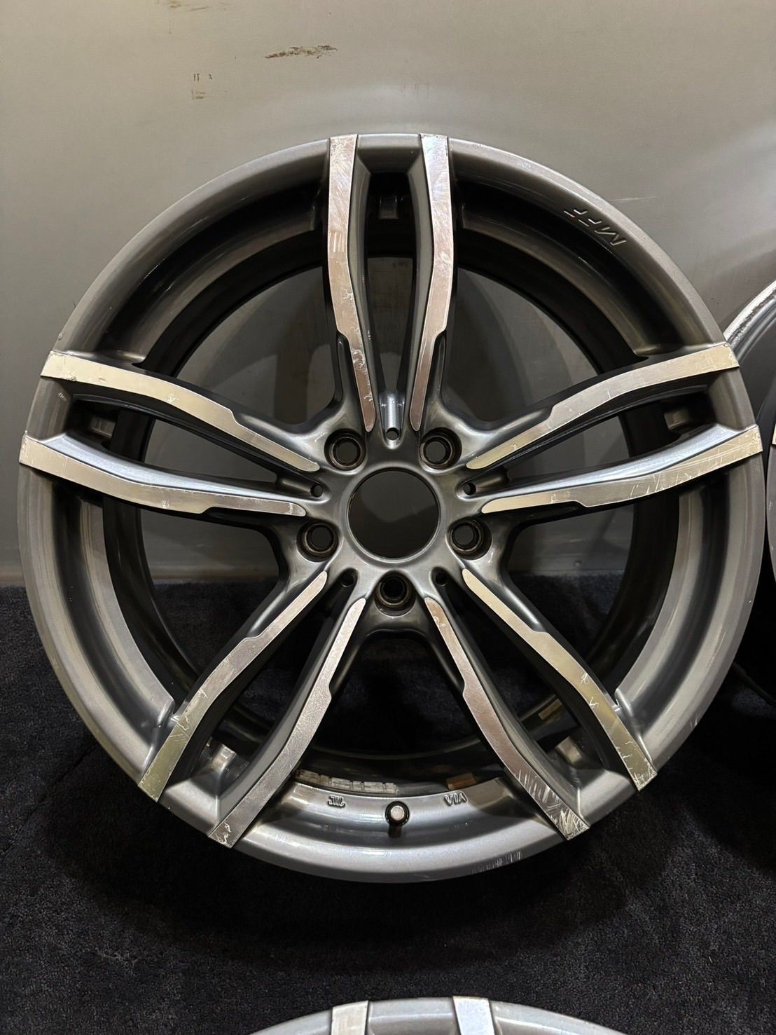 MAK MFF 19インチ 8J 36 120 5H アルミホイール 4本 BMW 3シリーズ 4シリーズ 2-K274