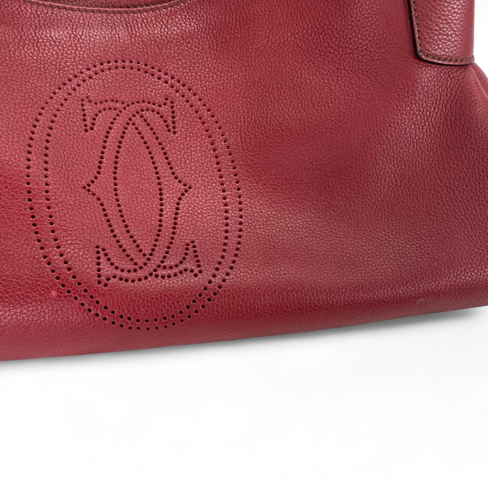 Cartier　カルティエ　マルチェロ　ハンドバック　ロゴ　レザー　レッド 楽天市場】【バッグ】Cartier カルティエ マルチェロ ドゥ