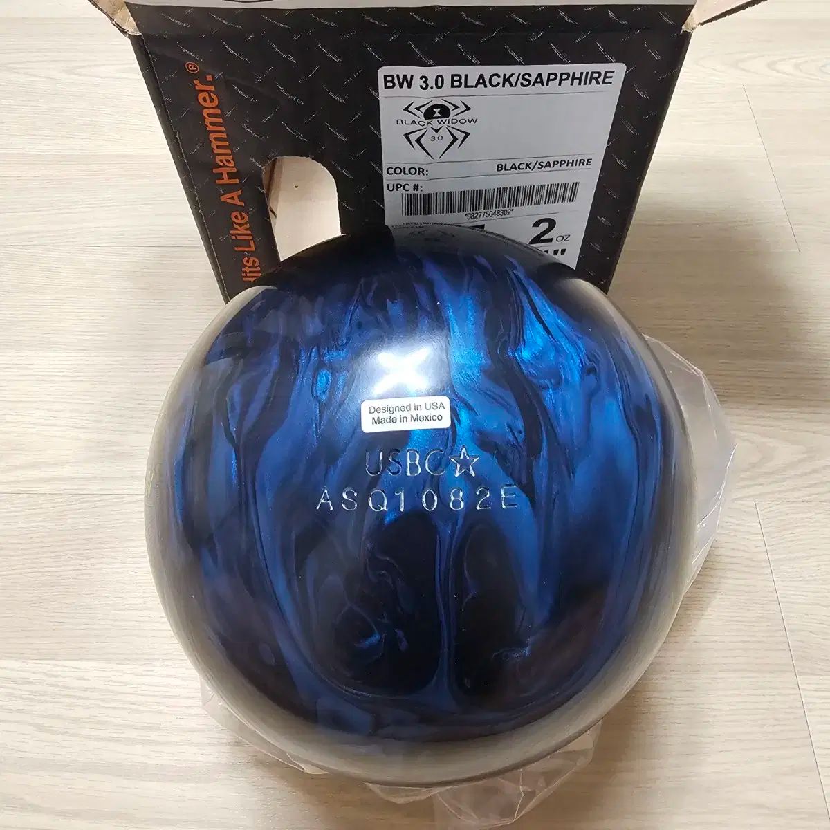 HAMMER BLACK WIDOW 3.0ボウリングボール15ポンド