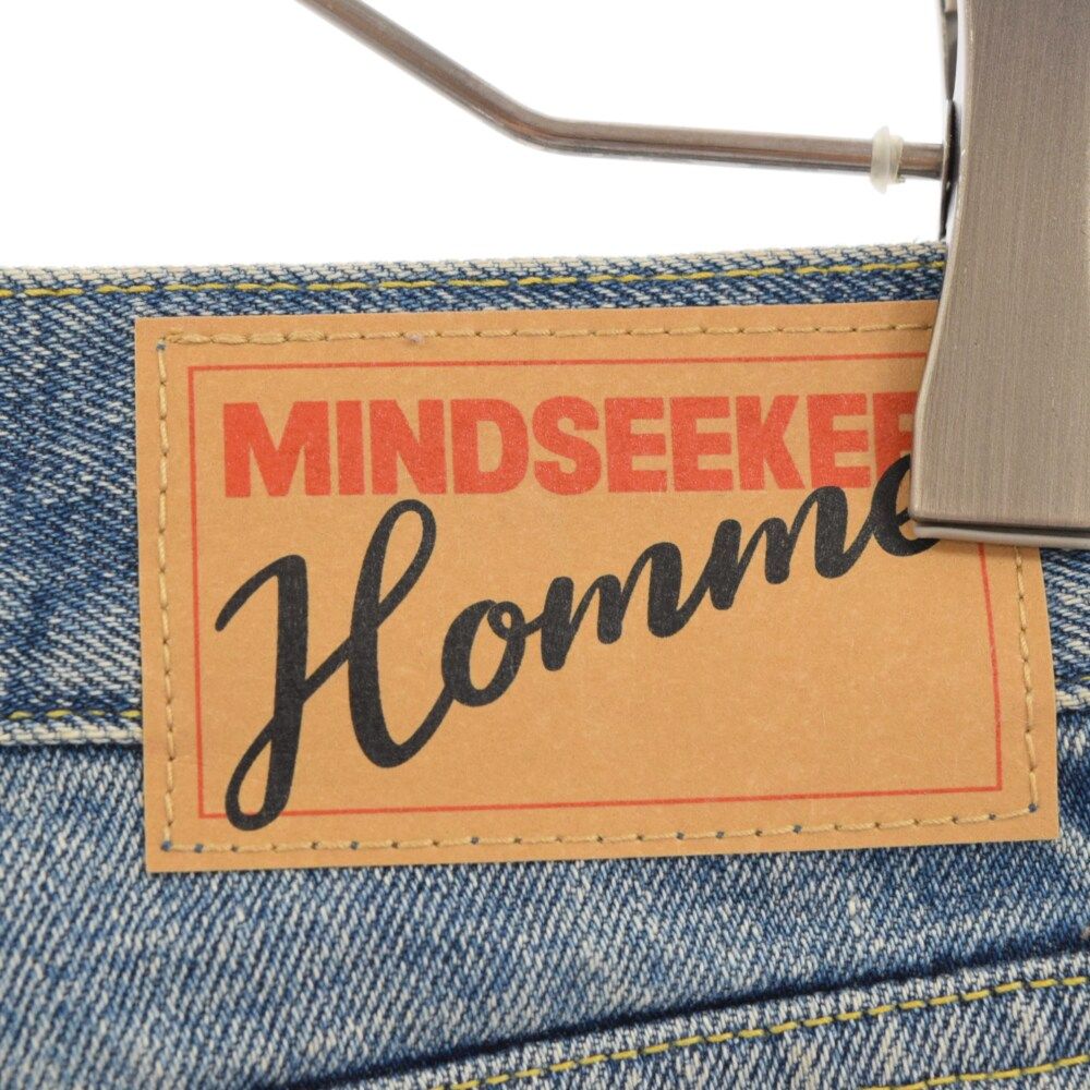 MINDSEEKER (マインドシーカー) 22SS TICKET PATCH CRASH DENIM パッチ