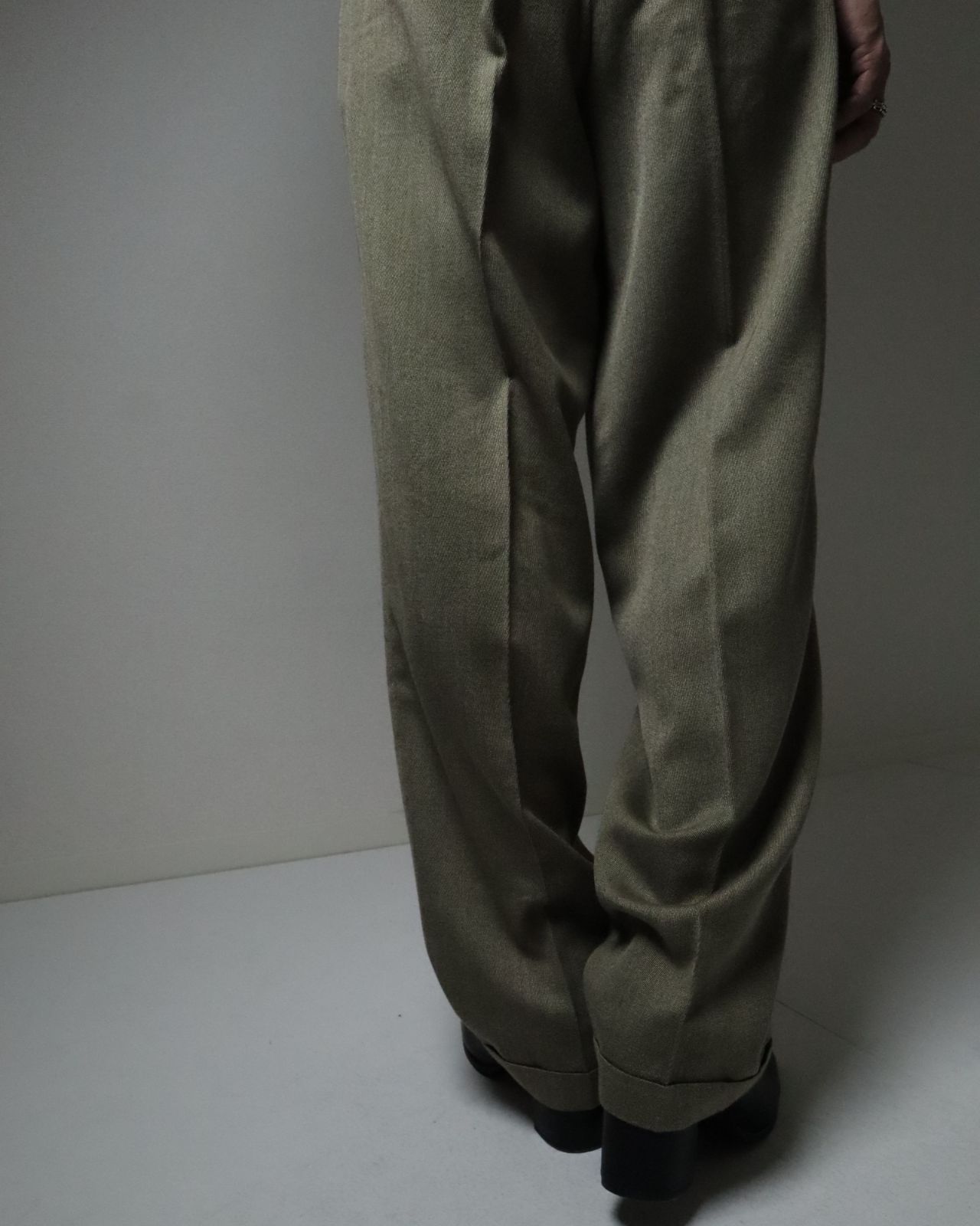 Eric Ross 90s 超高級 ウール スラックス 2タック ワイド Eric Ross 90s 超高級 ウール スラックス 2タック ワイド Eric