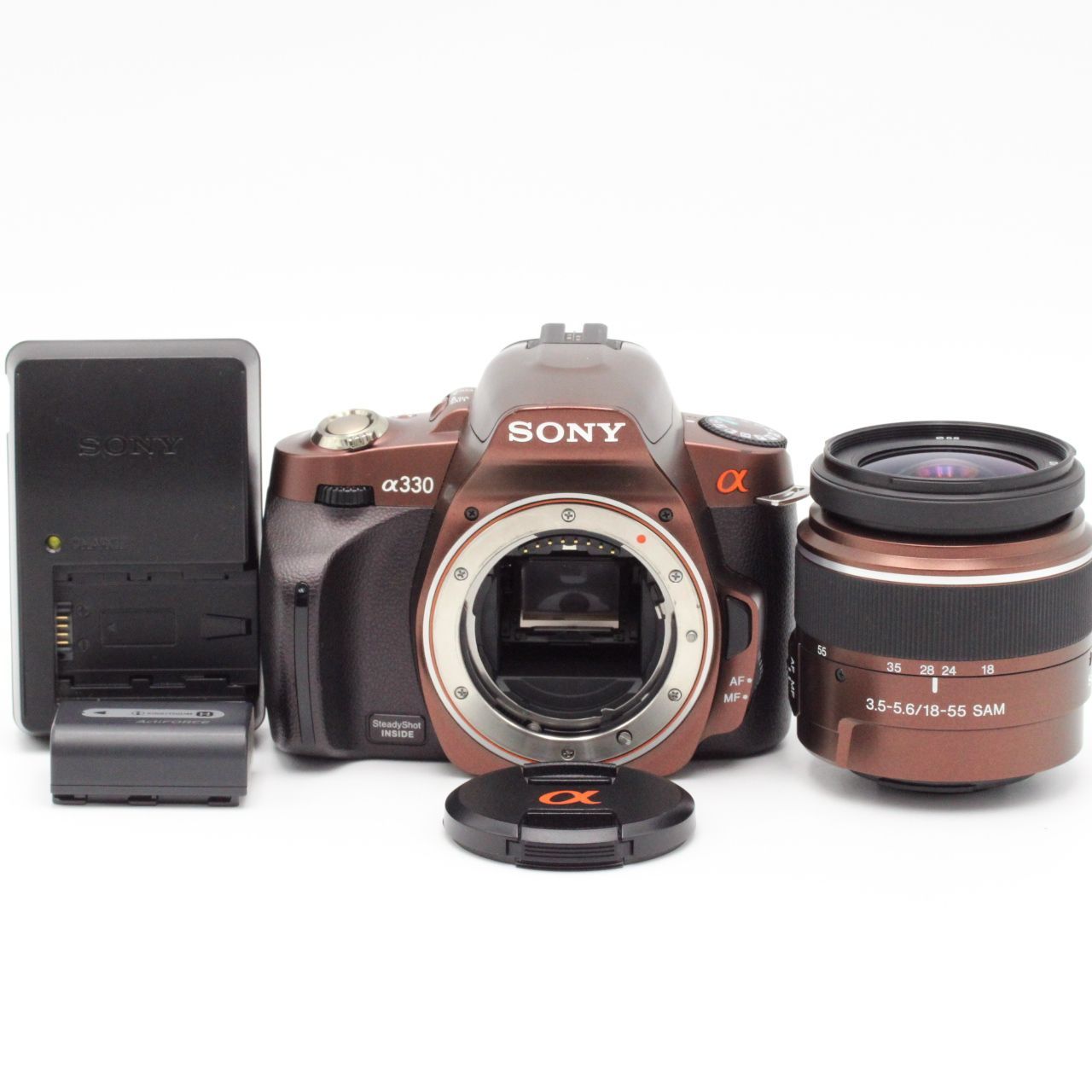 SONY α330 ブラウン ズームレンズキット DSLRA330L T ソニー 2195 ホークカメラ │ HawkCamera