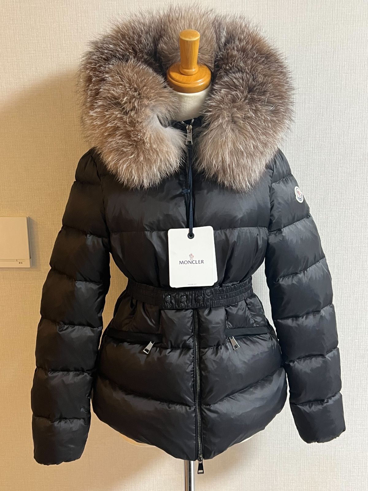 未使用品☆MONCLER BOED フォックスファーダウンジャケット TG4